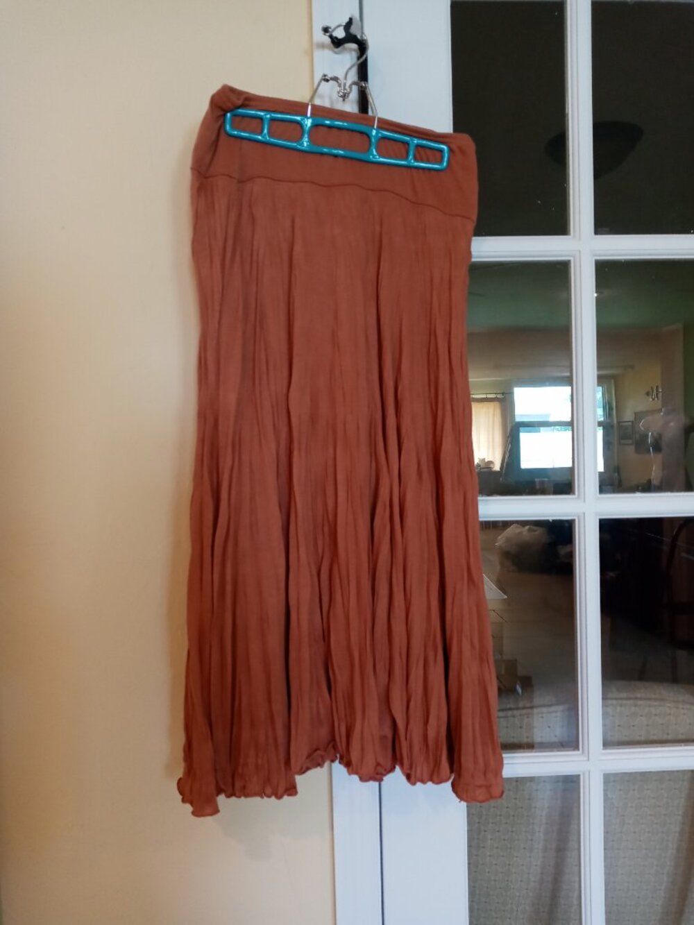 Vintage Carole Little Pleated Maxi Boho Skirt